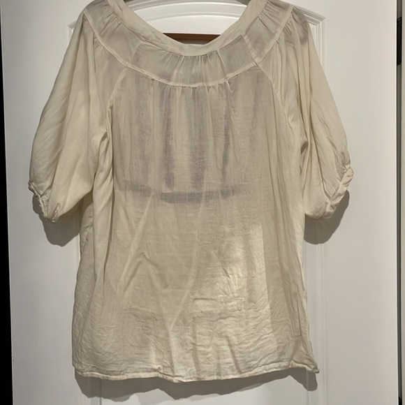 🌺💃🏻ZARA WOMEN Boho embroidery top❣️Sz Med.3/4 Sleeve.made in India💃🏻 - Picture 7 of 7